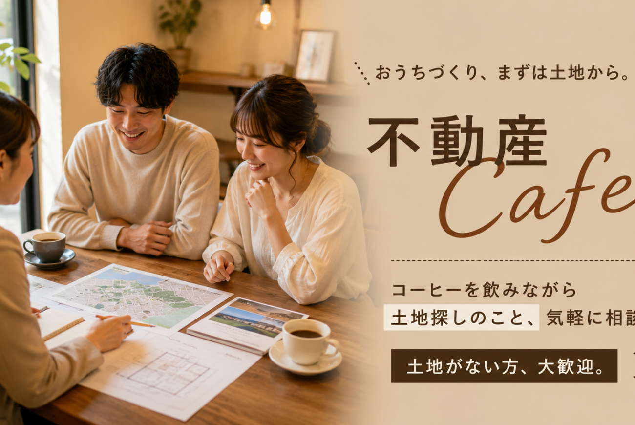 10/25(土)不動産カフェ|コーヒーを飲みながら、家づくりのこと話しませんか?